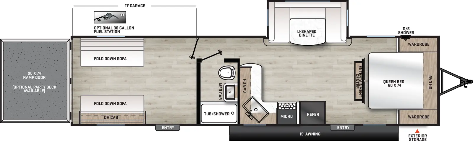 Aurora 29ATH Floorplan